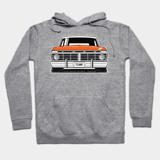 1973 dentside truck Hoodie